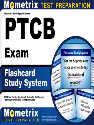cover image of Flashcard Study System for the PTCB Exam
